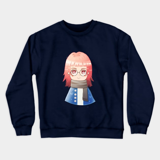 Peaches as a person Crewneck Sweatshirt by MemoOwO